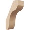 Ekena Millwork 3-inch W x 6-inch D x 10-inch H Stanfield Rough Cedar Woodgrain TimberThane Knee Brace, Primed BRCUR03X06X10STARCPR - alternate 1